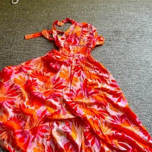 Halter dress bright fun colors